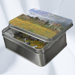 Houses at Argenteuil by Claude Monet, Vintage Art Jigsaw Puzzle<br><div class="desc">Houses at Argenteuil (1873) by Claude Monet is a vintage impressionism fine art architectural painting. Blooming flowers in a floral spring meadow on a cloudy day in the little village of Argenteuil, France. A row of residential houses next to a farmers field. About the artist: Claude Monet was a founder...</div>
