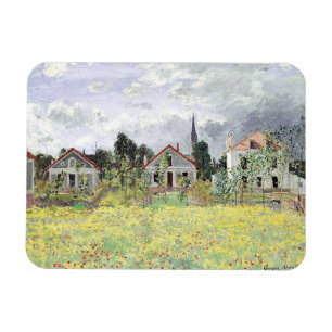 Houses at Argenteuil Claude Monet Magnet