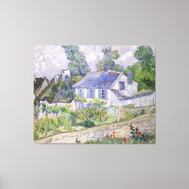 Houses at Auvers Vincent  van Gogh  Canvas Print (Front)