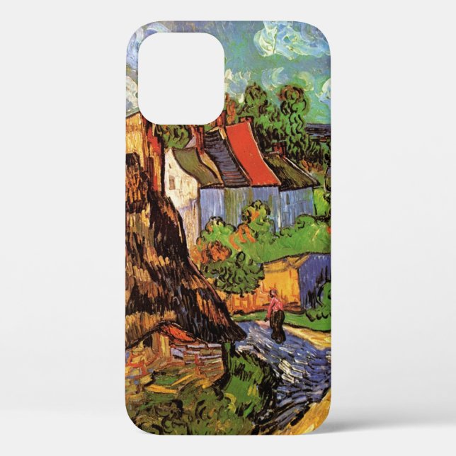 Houses in Auvers by Vincent van Gogh Case-Mate iPhone Case (Back)