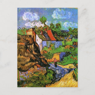 Houses in Auvers Van Gogh Fine Art Postcard
