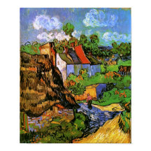 Houses in Auvers Van Gogh Fine Art