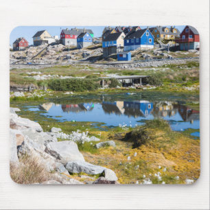 Houses in Greenland Mouse Pad