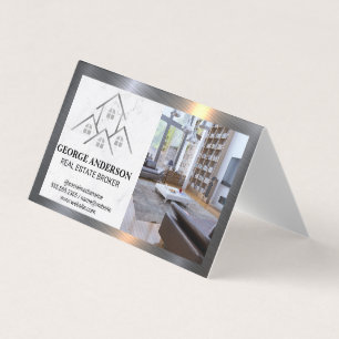 Houses Logo   Home Interior Business Card