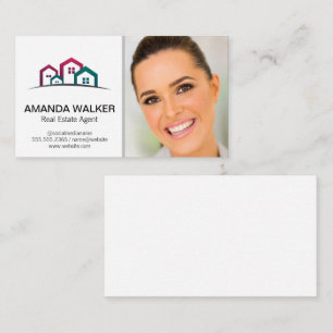 Houses Logo   Realtor Picture Business Card