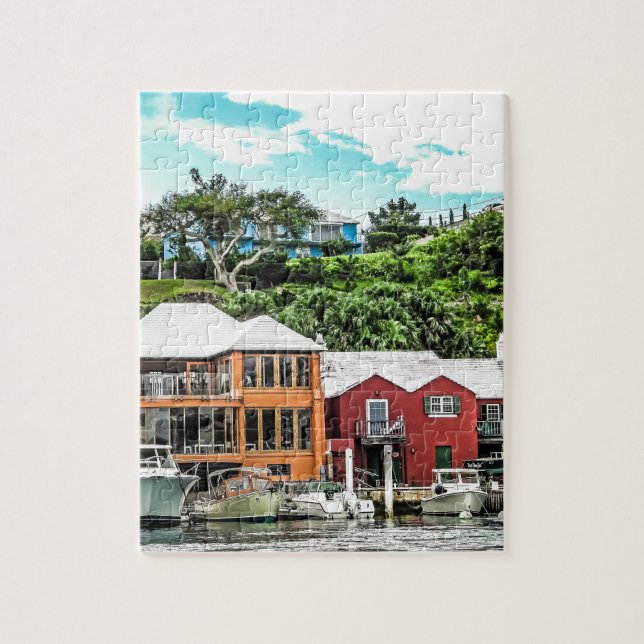 Houses Near Hamilton Jigsaw Puzzle (Vertical)