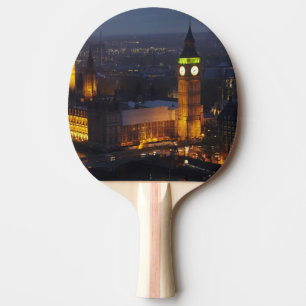 Houses of Parliament, Big Ben, Westminster Ping Pong Paddle