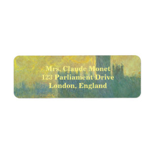 Houses of Parliament, ciel orageux de Claude Monet