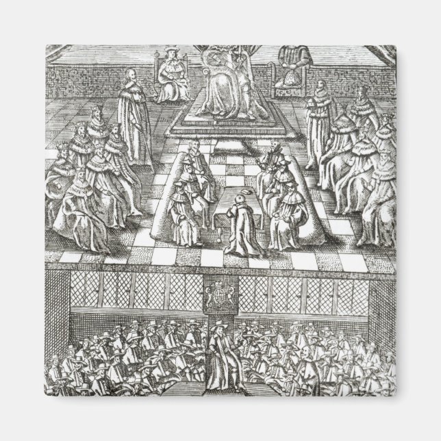 Houses of Parliament in 1640 Magnet (Front)