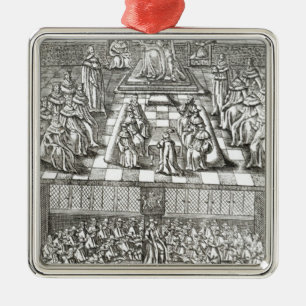 Houses of Parliament in 1640 Metal Ornament