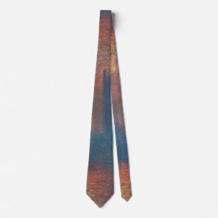 Houses of Parliament, London by Claude Monet Tie