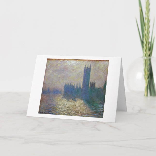 Houses of Parliament (London), Monet Card (Front)