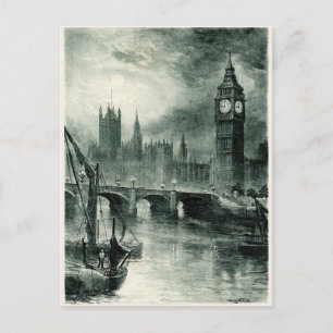 Houses of Parliament, London Postcard