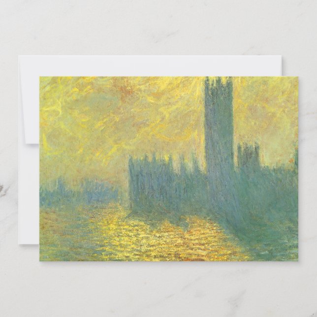 Houses of Parliament, Stormy Sky by Claude Monet (Front)