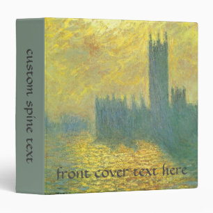 Houses of Parliament, Stormy Sky by Claude Monet Binder