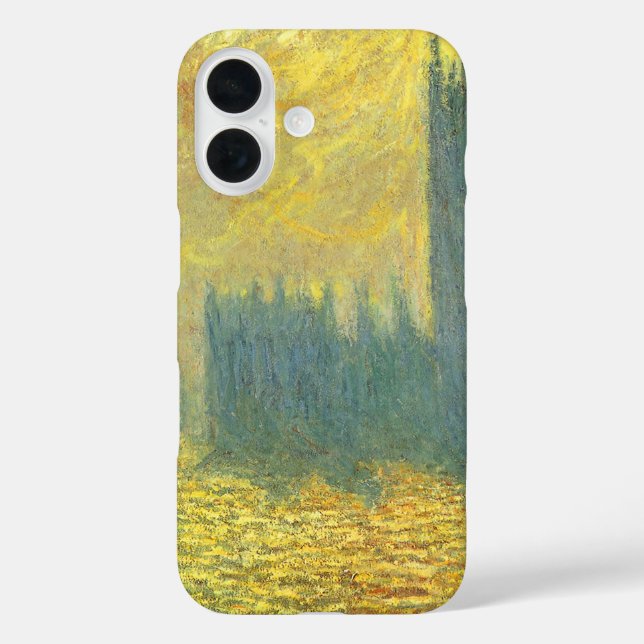 Houses of Parliament, Stormy Sky by Claude Monet Case-Mate iPhone Case (Back)