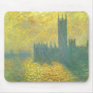 Houses of Parliament, Stormy Sky by Claude Monet Mouse Pad