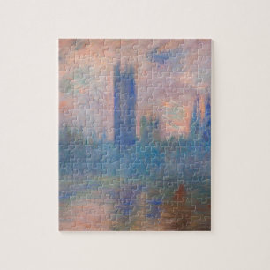 Houses of Parliament, Westminster by Claude Monet Jigsaw Puzzle