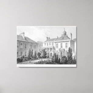 Houses on Surgeons' Square, Edinburgh Canvas Print