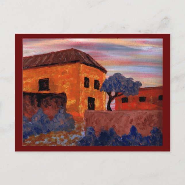 Houses Postcard (Front)