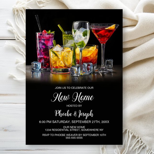 Housewarming Cocktail Party Invitation (Creator Uploaded)