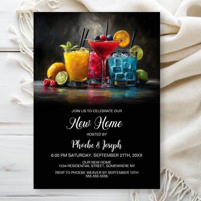 Housewarming Cocktail Party Invitation (Creator Uploaded)
