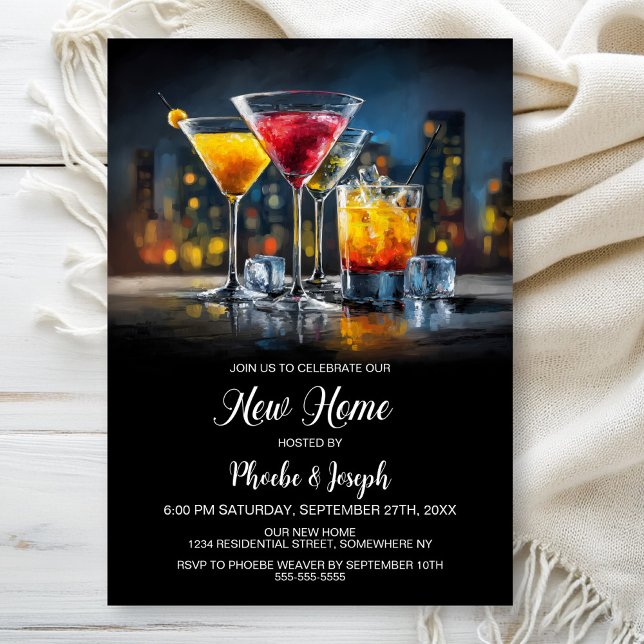 Housewarming Cocktail Party Invitation (Creator Uploaded)