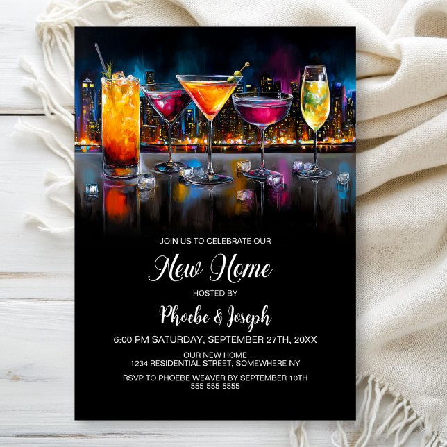 Housewarming Cocktail Party Invitation (Creator Uploaded)