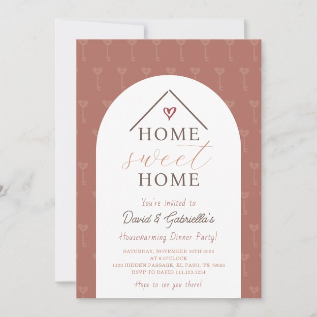 Housewarming Editable Party Invitation (Front)
