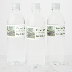Housewarming Farmhouse Thirlmere Lake District UK Water Bottle Label