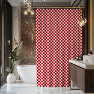 Housewarming Gift Red Black Tartan Shower Style