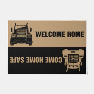Housewarming Gift - Vinatge Welcome Vans Mat