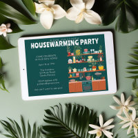 Housewarming Party Cute Cozy Kitchen Tree-Free