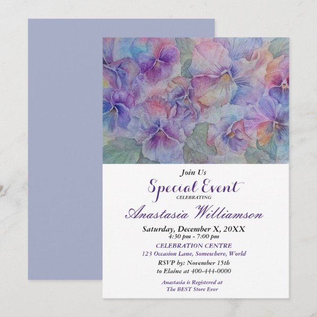 HOUSEWARMING PARTY EVENT INVITE (Front/Back)