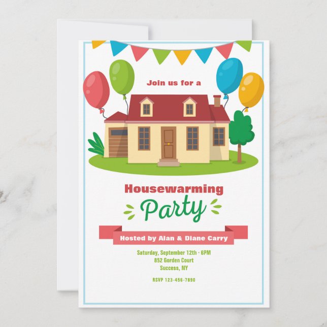 Housewarming Party Invitation (Front)