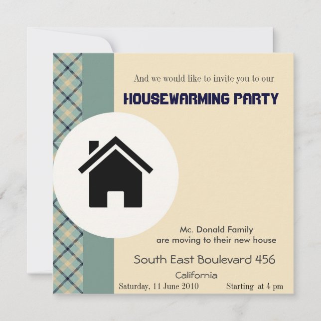 Housewarming Party Invitation (Front)