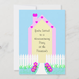 Housewarming Party Invitation Cute House