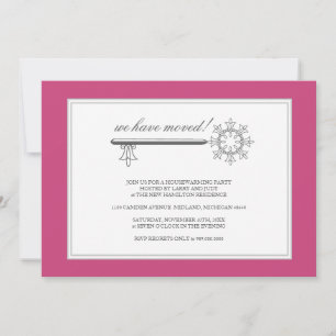 Housewarming Party Invitation {Fuschia Pink}