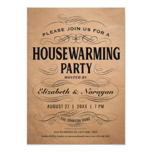 Vintage Housewarming Invitations 10