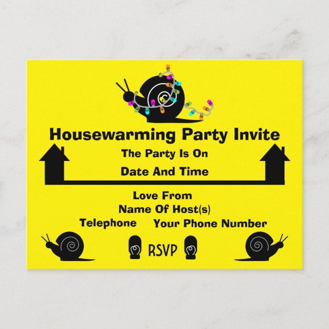 Housewarming Party | Moving Home | Funny Invite (Front)
