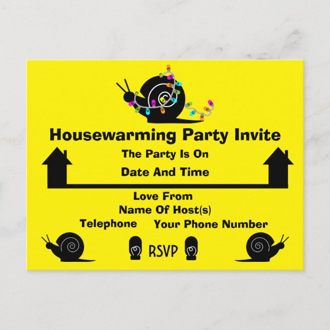 Housewarming Party | Moving Home | Funny Invite (Front)