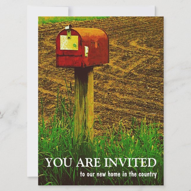 Housewarming Party - New Country Home Invitation (Front)