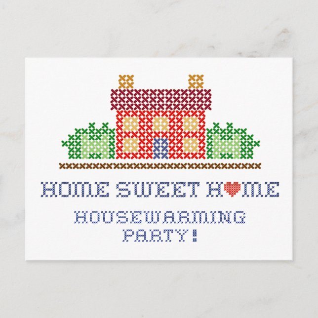 Housewarming Party Postcard (Front)
