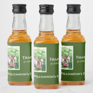 Housewarming Rydal Mount William Wordsworth House Liquor Bottle Label