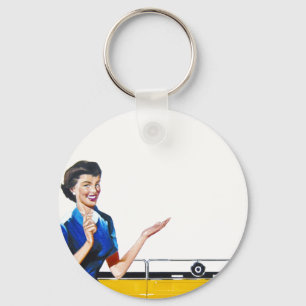 Housewife and New Washer Keychain