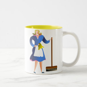 Housewife Two-Tone Coffee Mug