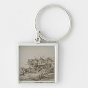 Housing for the Poor in the Inner Port of Macao, p Keychain