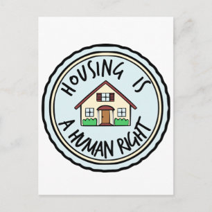 Housing is a Human Right Postcard
