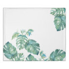Aquarelle Tropical Monstera Palm Feuille