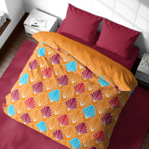 Coques Art Déco Géométriques Couvercle Duvet Orang